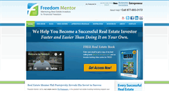Desktop Screenshot of freedommentor.com