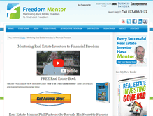 Tablet Screenshot of freedommentor.com